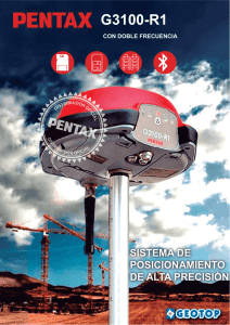 Brochure GPS Diferencial Pentax G3100