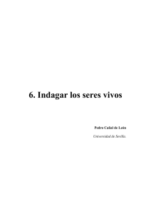 6. Indagar los seres vivos