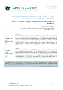 Vol 2016-2, 155, Pérez-Agote - University of the Basque Country