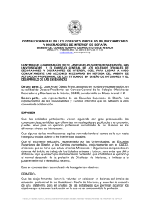CONSEJO GENERAL DE LOS COLEGIOS OFICIALES DE