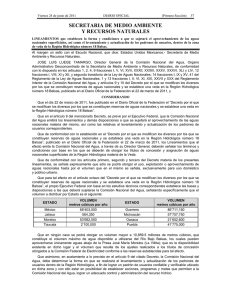 SECRETARIA DE MEDIO AMBIENTE Y RECURSOS NATURALES