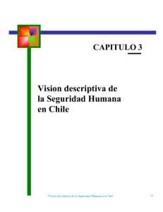 Vision descriptiva de la Seguridad Humana en Chile