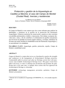 Protección y gestión de la Arqueología en Castilla