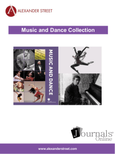 Música y Danza - Journals Online
