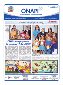 ONAPI entrega premios del concurso “Pinta ONAPI”