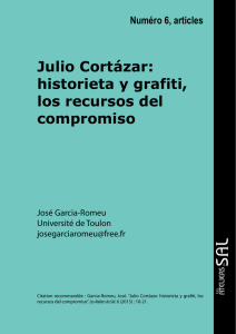 Julio Cortázar: historieta y grafiti, los recursos