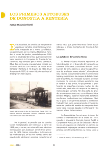 Los primeros autobuses de Donostia a Rentería, Juanjo Olaizola
