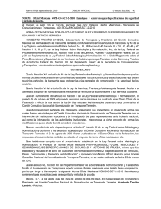 (Primera Sección) 45 NORMA Oficial Mexicana NOM-035-SCT