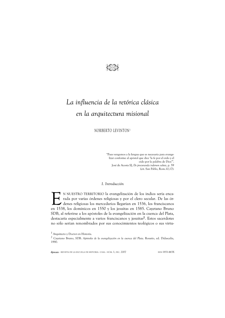 La Influencia De La Retorica Clasica En La Arquitectura P3 Usal