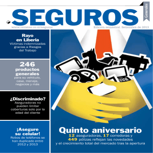 Revista Seguros setiembre 2013