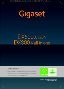 Gigaset DX600A isdn / DX800A all in one