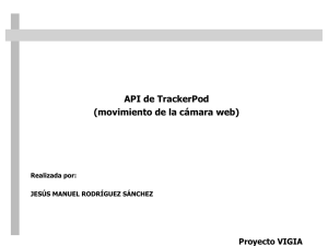 Presentación API de TrackerPod