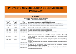 proyecto nomenclatura de servicios de paraguay sumario