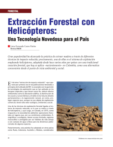 Extracción Forestal con Helicópteros