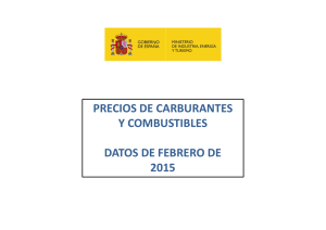 febrero de 2015 - Ministerio de Industria, Energía y Turismo