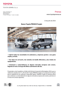 Nuevo Toyota PROACE Furgón