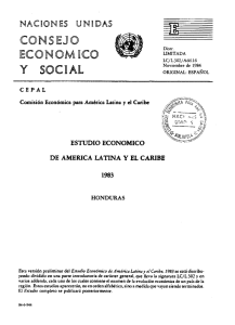 consejo economico y social - Comisión Económica para América