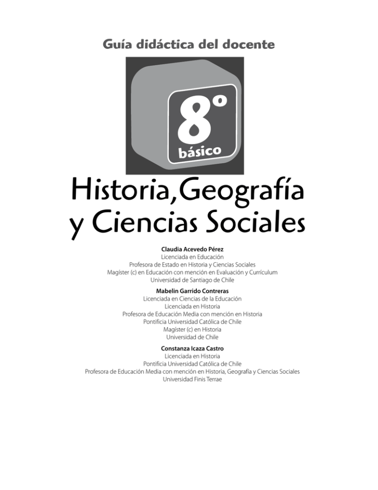 Historia,Geografía Y Ciencias Sociales