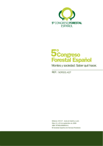 5CFE01-427 - Sociedad Española de Ciencias Forestales