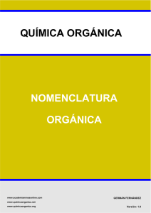 Nomenclatura en Química Orgánica