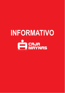 Informativo - Caja Maynas