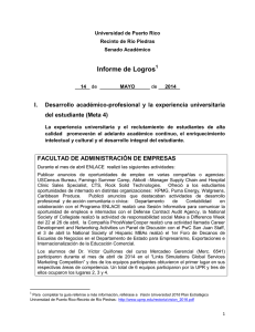 Informe de Logros - Senado Académico