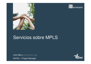 Servicios sobre MPLS