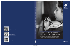 El aprendizaje en sexto de primaria en México
