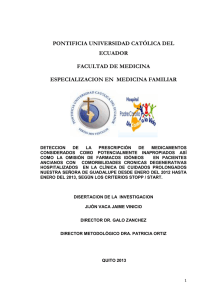 pontificia universidad católica del ecuador facultad de medicina