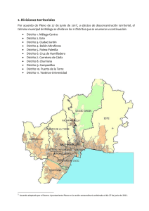 Mapa de Trabajo Social de Málaga