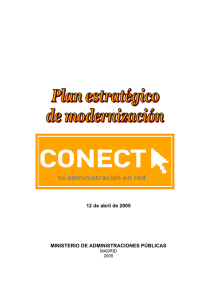 Plan Estratégico de Modernización CONECTA
