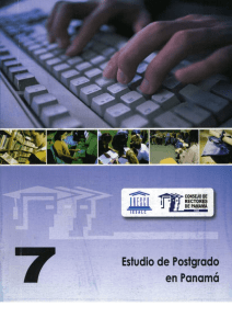 Los Estudios de postgrado en Panamá - unesdoc