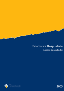 Estadística hospitalaria 2003