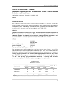 Paso Superior Vehicular (PSV) - Auditoría Superior de la Federación