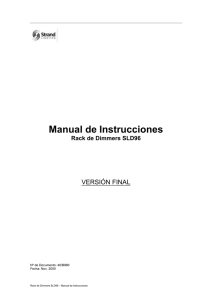 Manual de Instrucciones