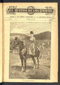 El Munde de las Damas de enero de 1887, nº 1