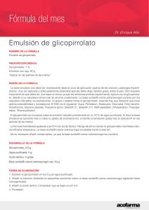Emulsión de glicopirrolato