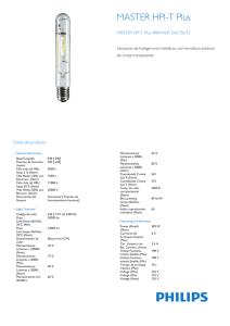 Product Leaflet: MASTER HPI-T Plus 400W/645 E40 1SL/12