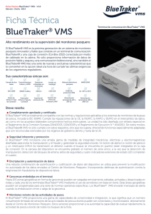 Ficha Técnica BlueTraker® VMS