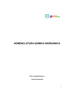 nomenclatura química inorgánica