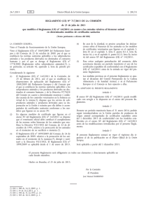 Reglamento (UE) no 717/2013 de la Comisión, de 25 de julio de