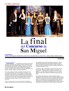 San Miguel - Pro Ópera