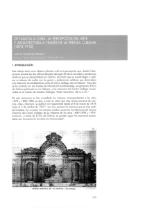 De Galicia a Cuba: la percepción del arte y arquitectura a través de