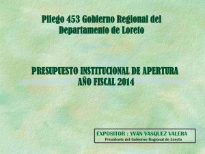 453 Gobierno Regional del Departamento de Loreto