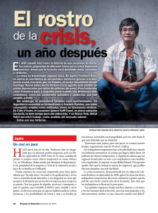 El rostro de la crisis, un año después por Julian Ryall