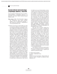 Novedad editorial: Gastroenterología y hepatología: objetivos y