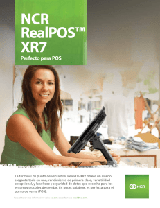 NCR RealPOS™ XR7 Perfecto para POS