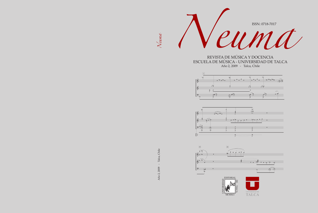 Revista De Musica Y Docencia Escuela De Musica