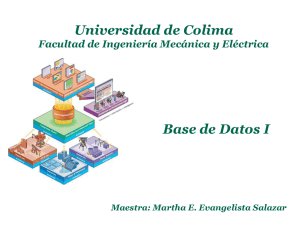 Base de datos - CIAM - Universidad de Colima