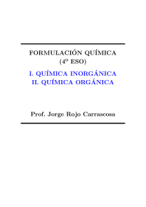 Formulación Orgánica - PROFESOR JRC Teacher page
